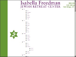 Web site www.isabellafreedman.org, Camp Isbella Freedman