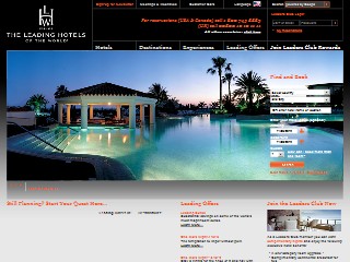 Web site www.lhw.com, The Leading Hotels of the World,