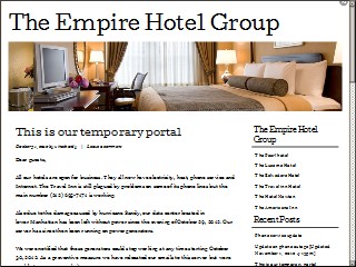 Web site www.newyorkhotel.com, Newton Hotel Corp