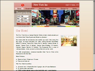 Web site www.newyorkinn.com, New York Inn
