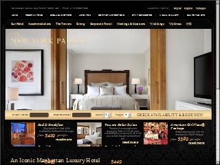 Web site www.newyorkpalace.com, New York Palace Hotel