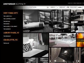 Web site www.nychotels.com, Amsterdam Hospilitaly