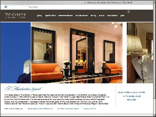 Web site www.thecarlyle.com, Carlyle Hotel New York